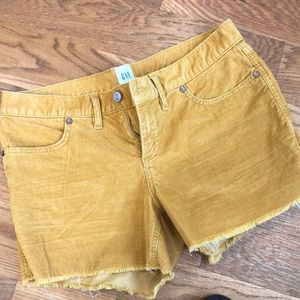 Gap cutoff corduroy shorts